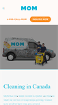 Mobile Screenshot of momcleaning.com
