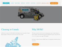 Tablet Screenshot of momcleaning.com